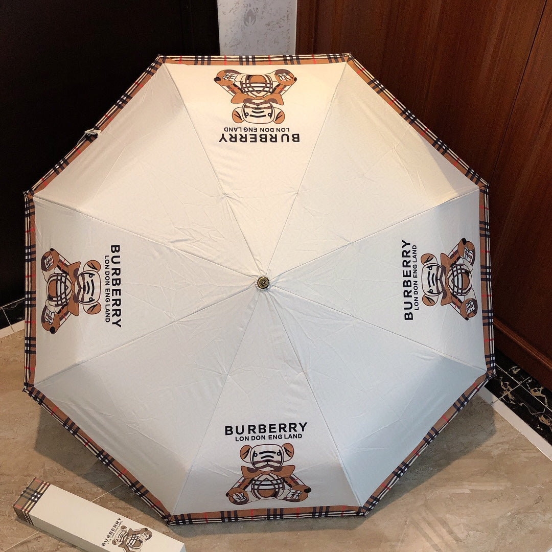 BURBERRY-雨傘-白色
