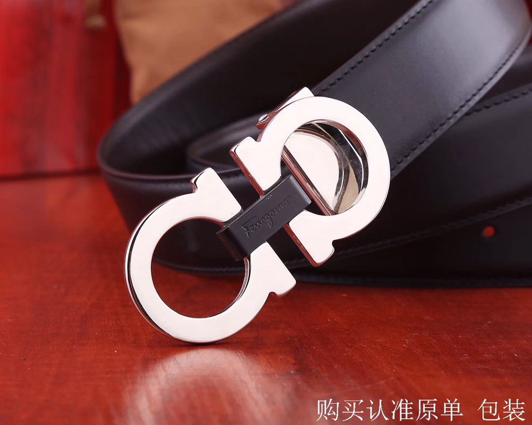 SF菲拉格-皮帶-3.4cm-男款