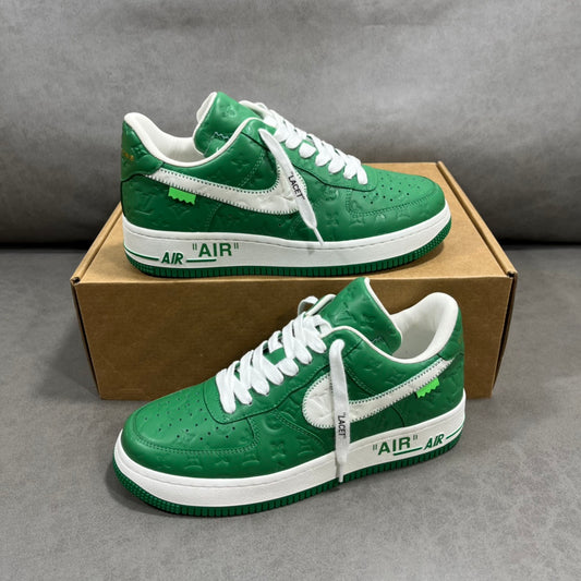 Lou- OFF-WHITE x Nike 三方聯名 板鞋 休閒鞋 綠色