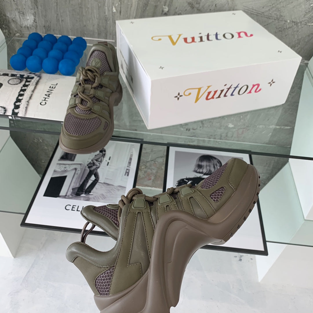 LV鞋-LV老爹鞋（軍綠）