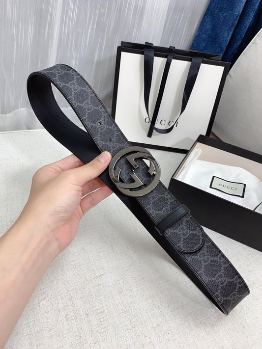 古G家-皮帶-4.0cm-男款