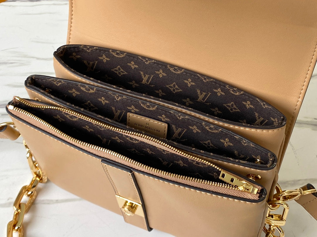 LV M57745 駝色 Rendez-Vous 手袋