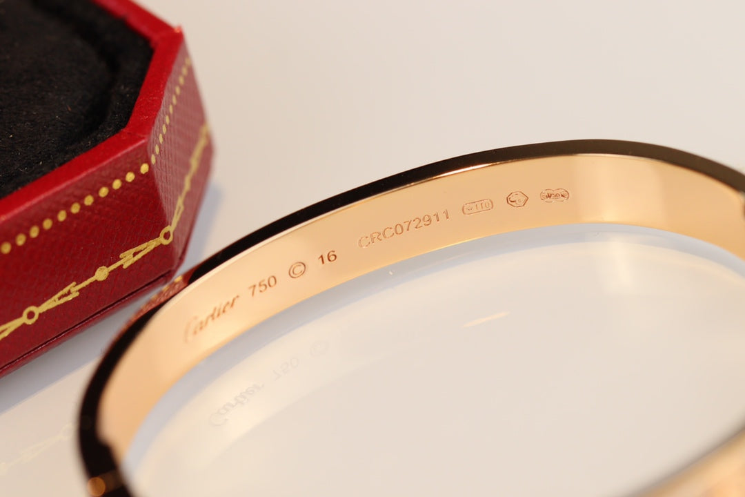 Cartier Love寬版滿天星手鐲
