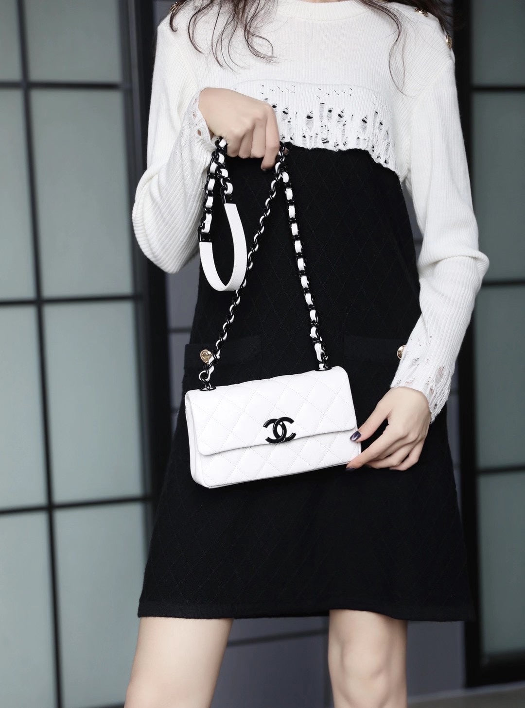 Chanel 熊貓配色 CF