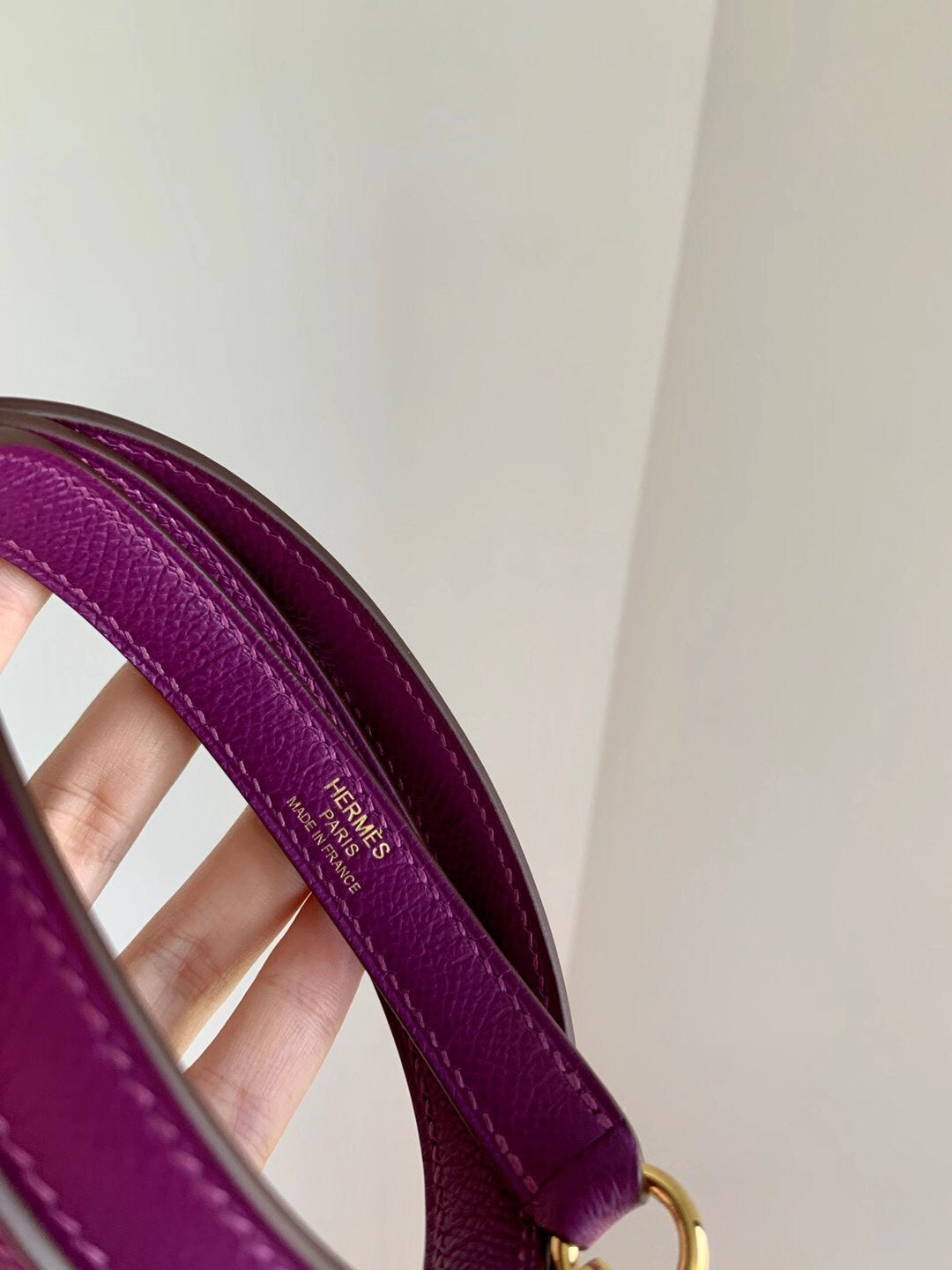Hermes-Kelly 25-P9海葵紫-Epsom-金扣