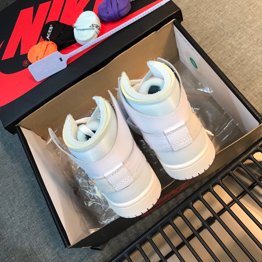 N1K-Air Jordan AJ1 高筒板鞋 休閒鞋 白色