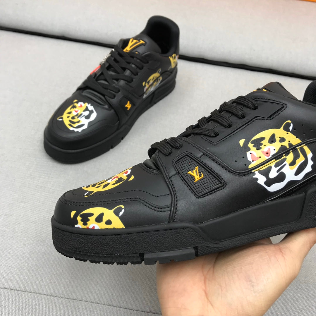Lou-TRAINER 板鞋 休閒鞋 黑色