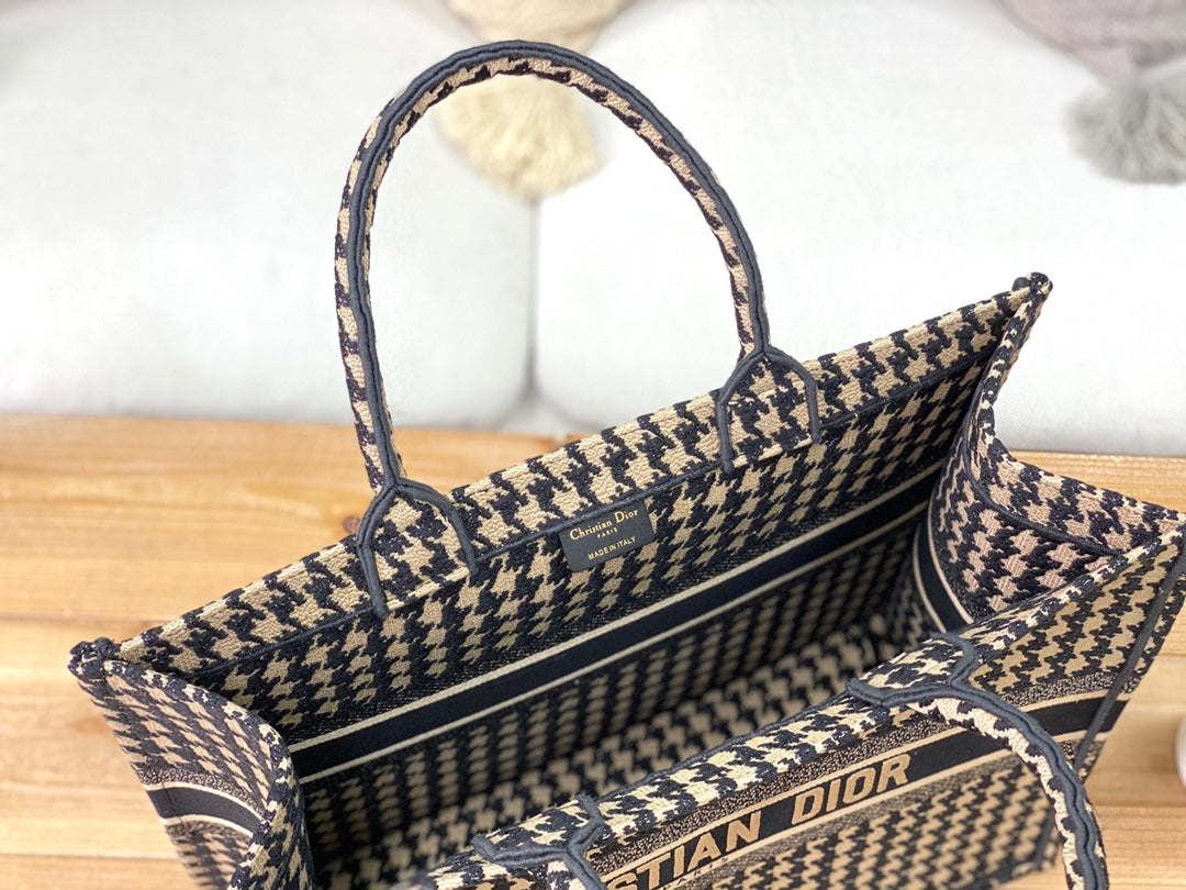 Dior Book Tote-大號41.5cm-千鳥格