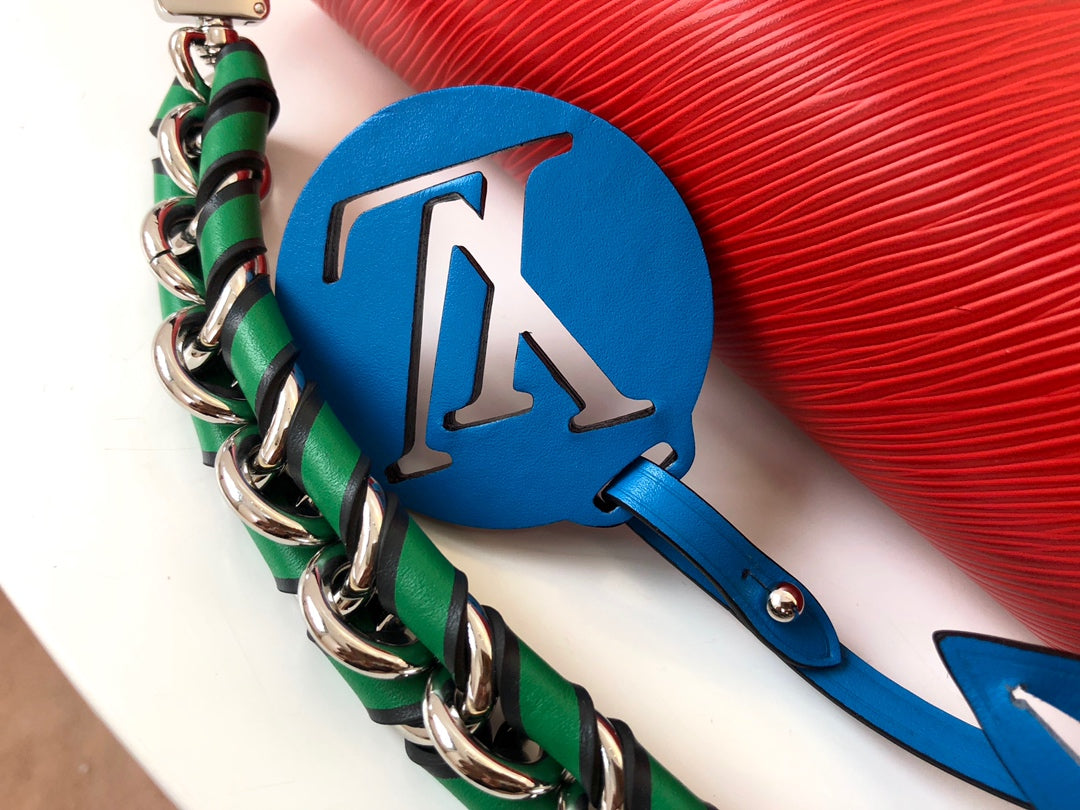 M52503 路L家-TWIST DENIM中號 紅色限量
