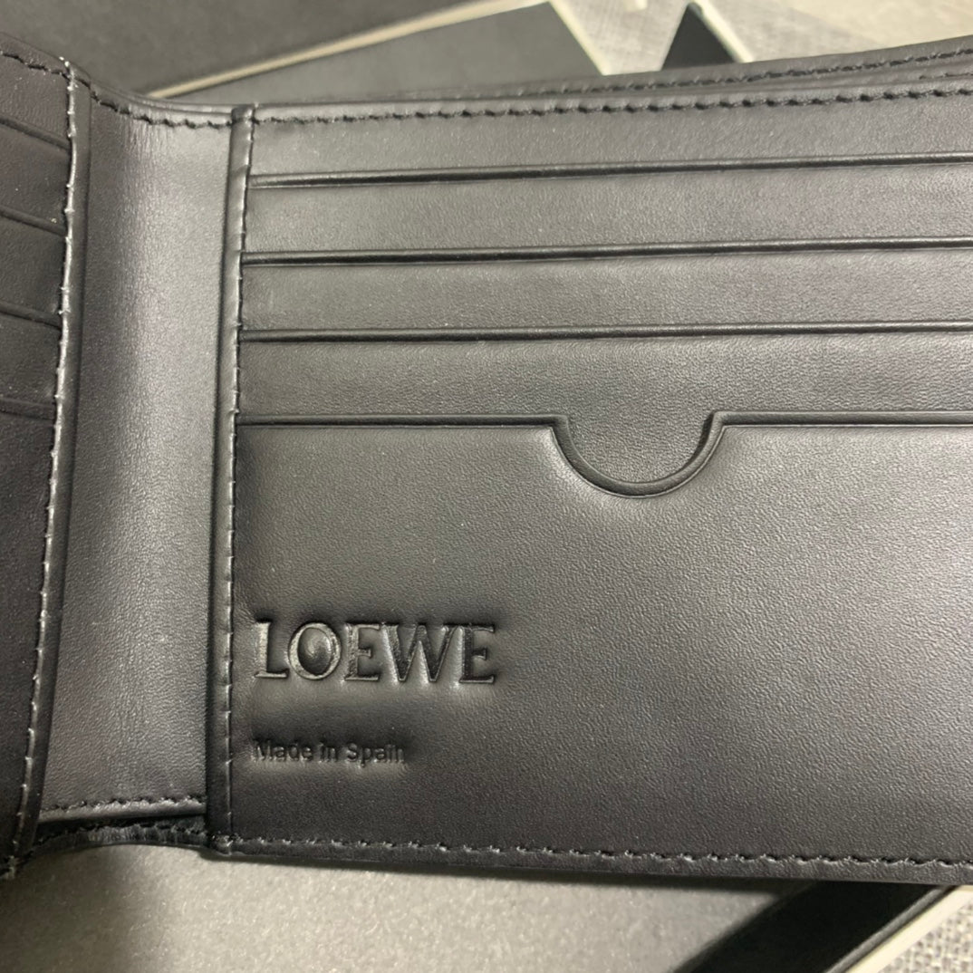 Loewe Brand Bifold Wallet 男款對折短夾
