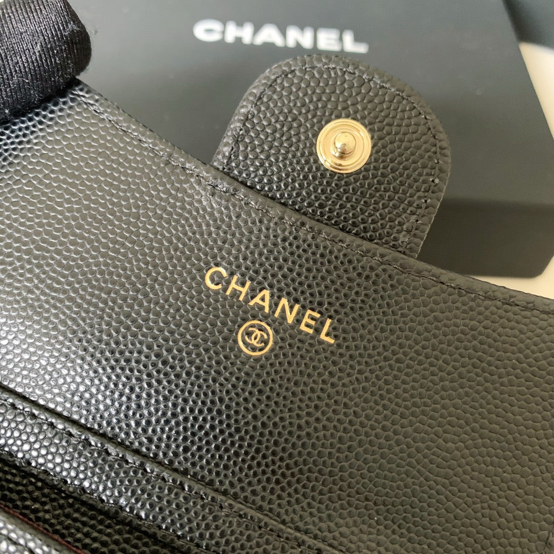 Chanel CF鏈條零錢卡包
