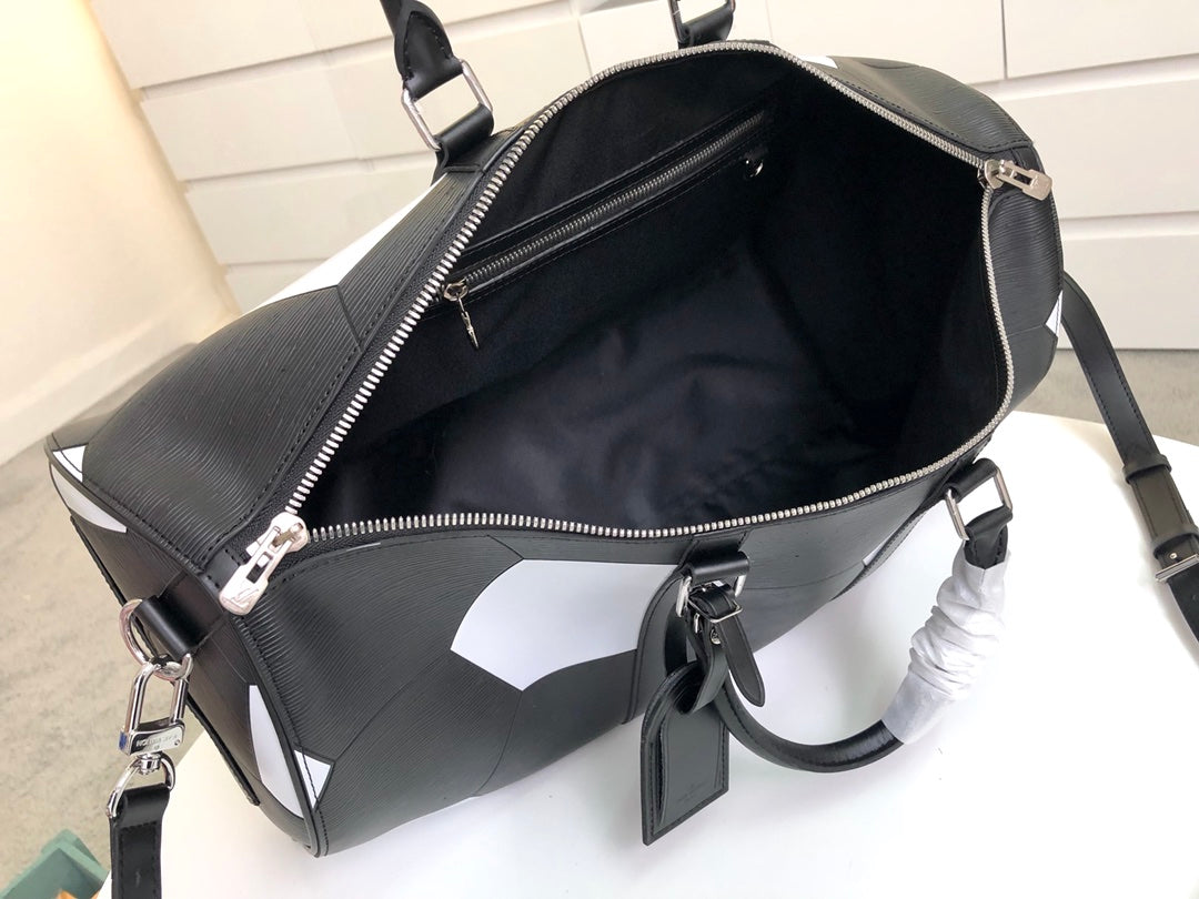 Lou-Keepall 50旅行袋 黑色