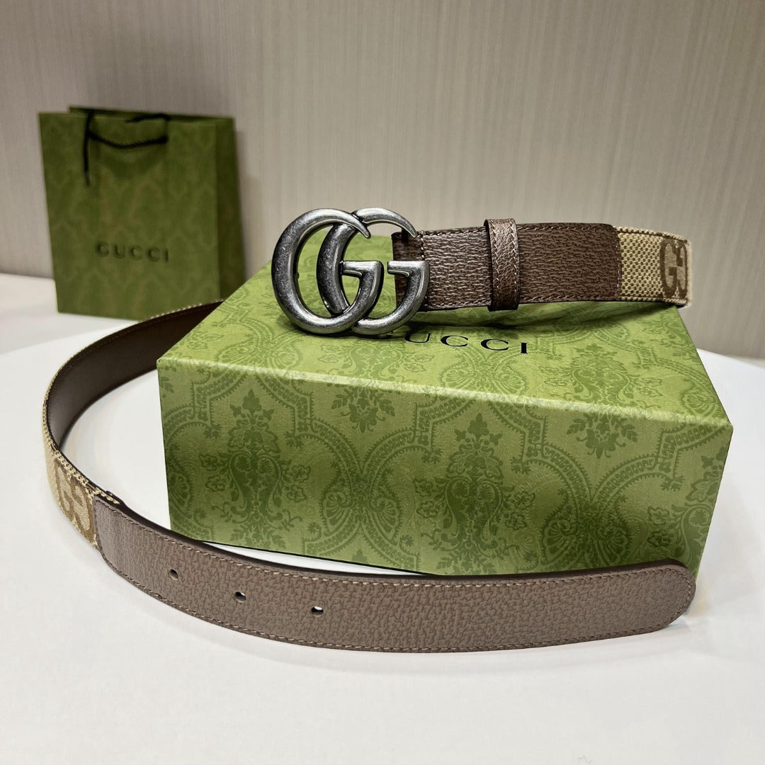 古G家-皮帶-3.0cm-男款