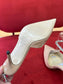 JC傑米-SAEDA系列 水鑽細跟涼鞋 7.5cm
