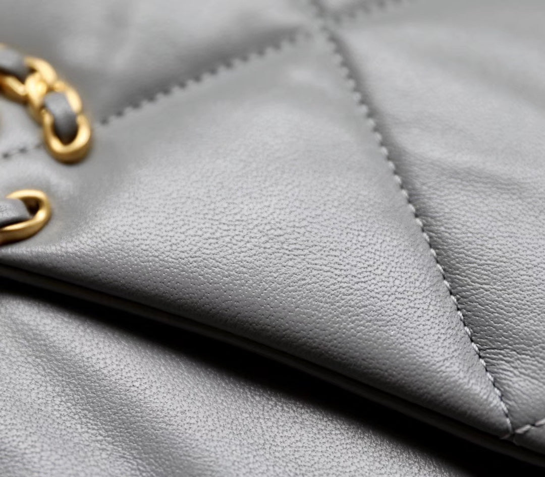 Chanel 19Bag-中號灰色