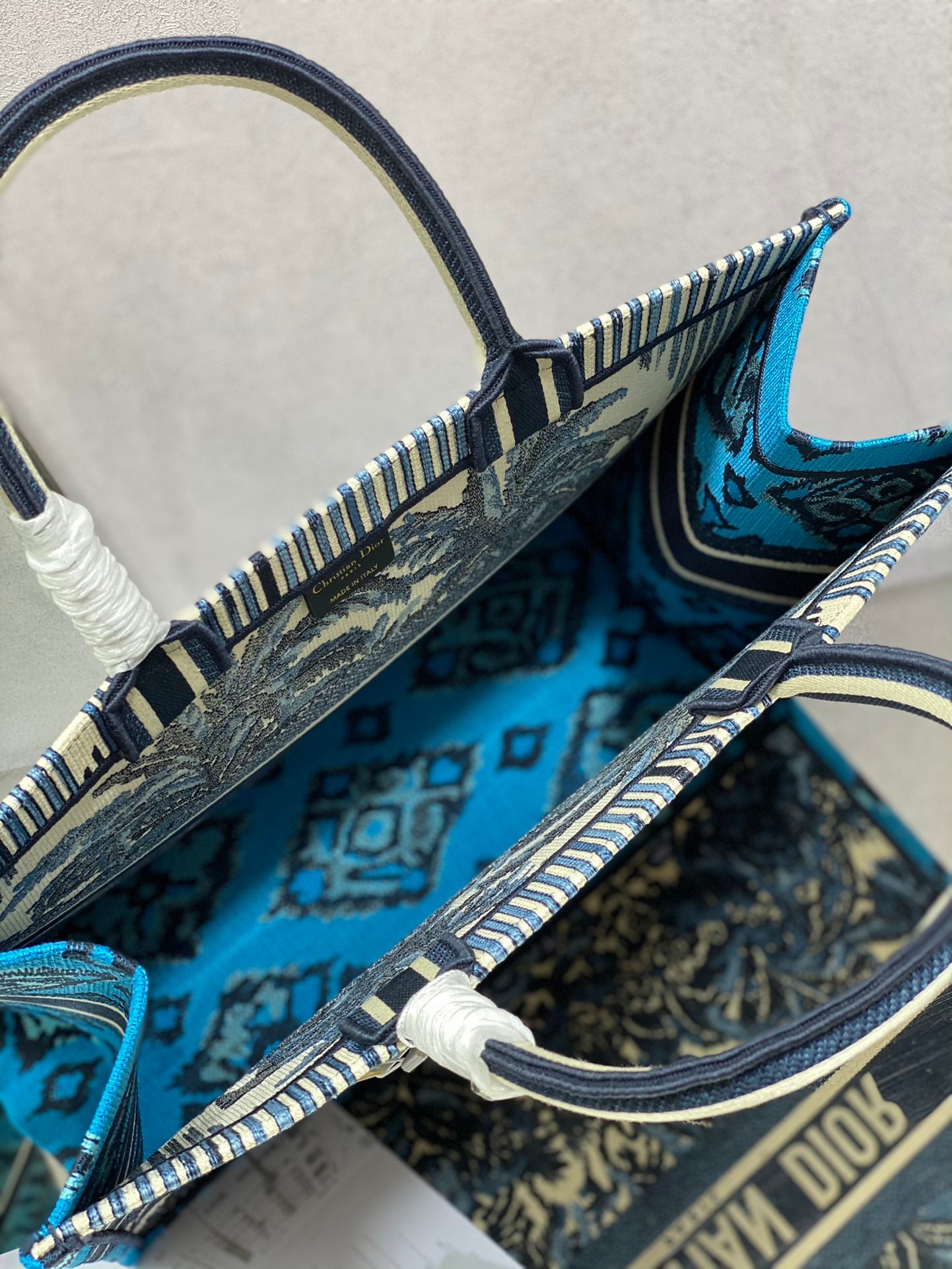Dior Book Tote-大號41.5cm-夏日椰林