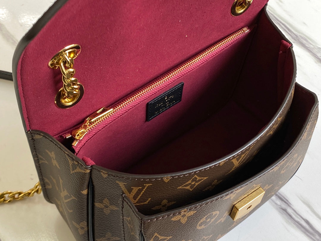 LV M45592 NeoMonceau手袋-老花紅色內裡