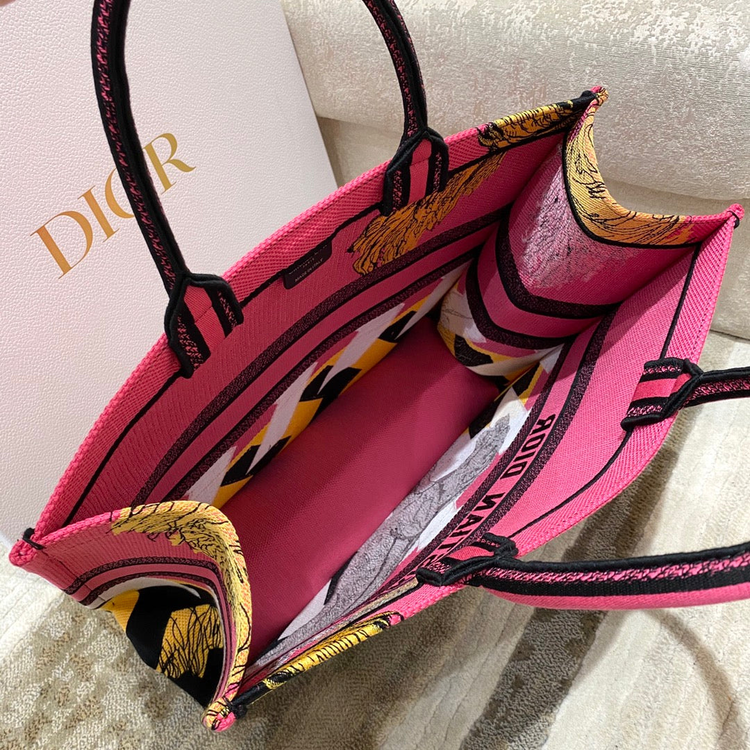 迪D家 Book Tote-大號41.5cm-彩色叢林系列