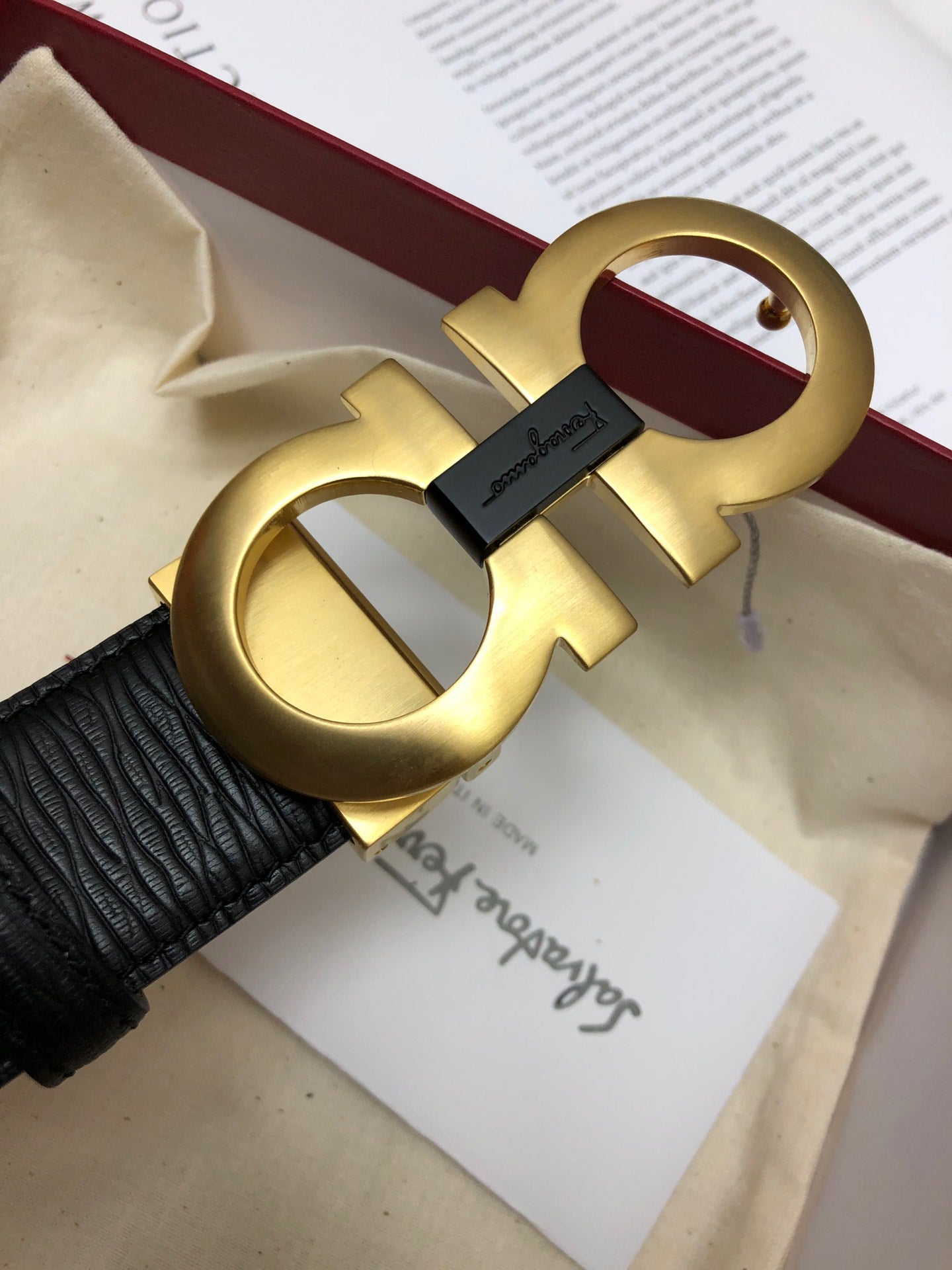 SF菲拉格-皮帶-3.4cm-男款