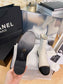 小香家-造型經典鍊 短靴 高跟靴