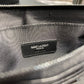 YSL 拉鍊手拿包 扁長夾 黑色黑扣