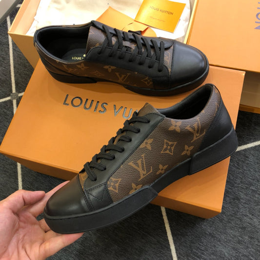 Lou-板鞋 休閒鞋 老花紋咖色