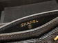 Chanel 復古CC荔枝牛皮卡包-仿舊五金