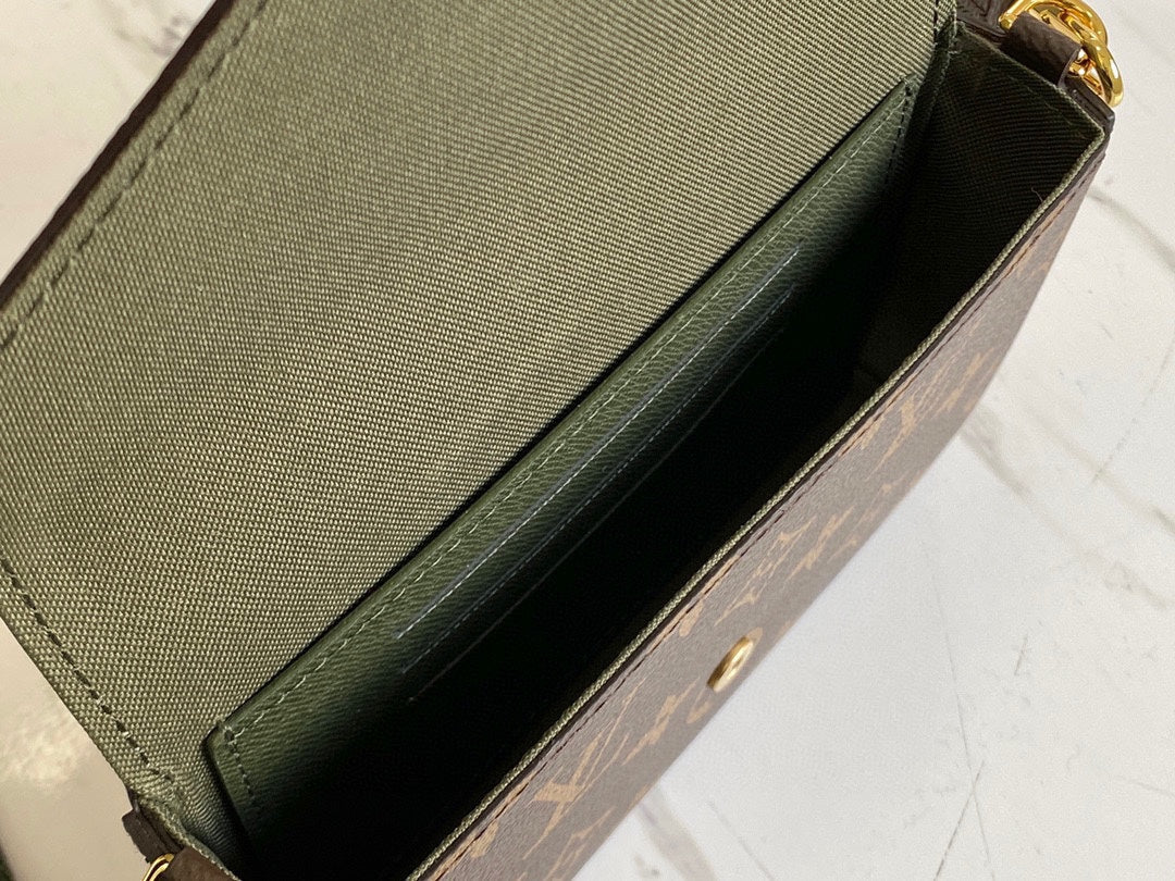 LV M80091 綠色三件套 MULTI POCHETTE FéLICIE 三合一