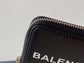 Balenciaga 拉鍊零錢包-荔枝牛皮