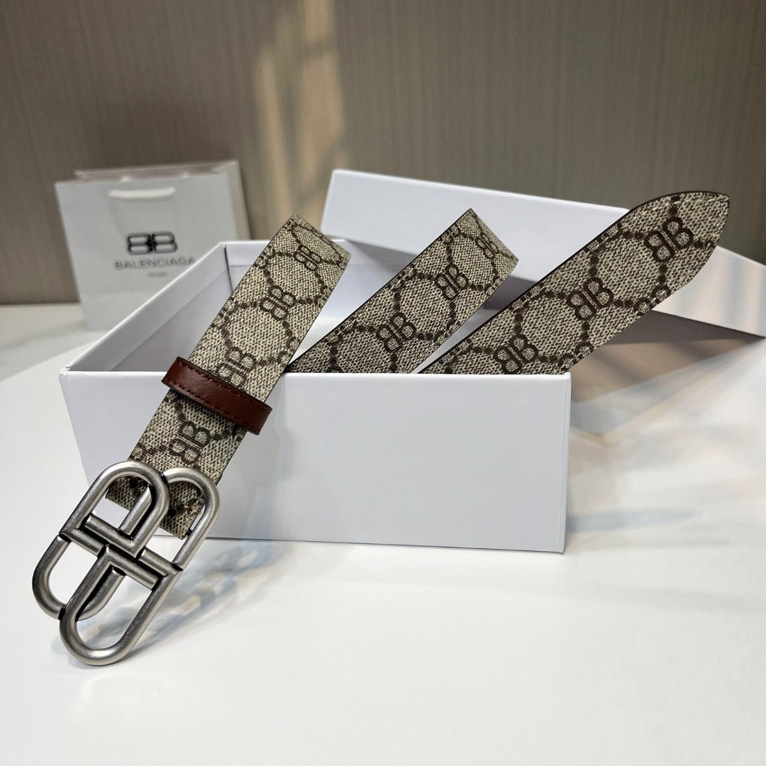 巴黎世-皮帶-3.0cm-男款