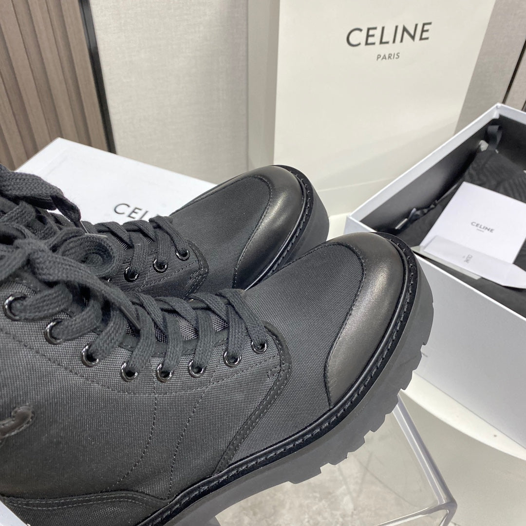 賽C家-布面厚底馬丁靴 跟高5cm（尺碼35-39，40訂製）