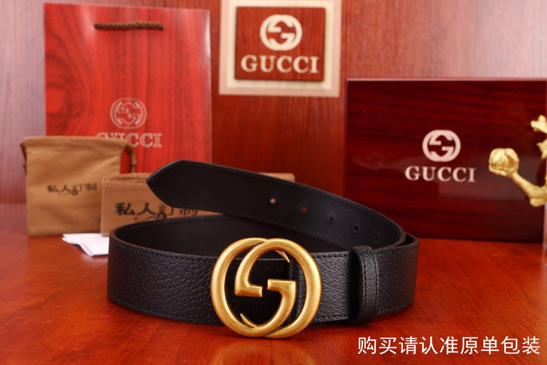 古G家-皮帶-3.8cm-男款