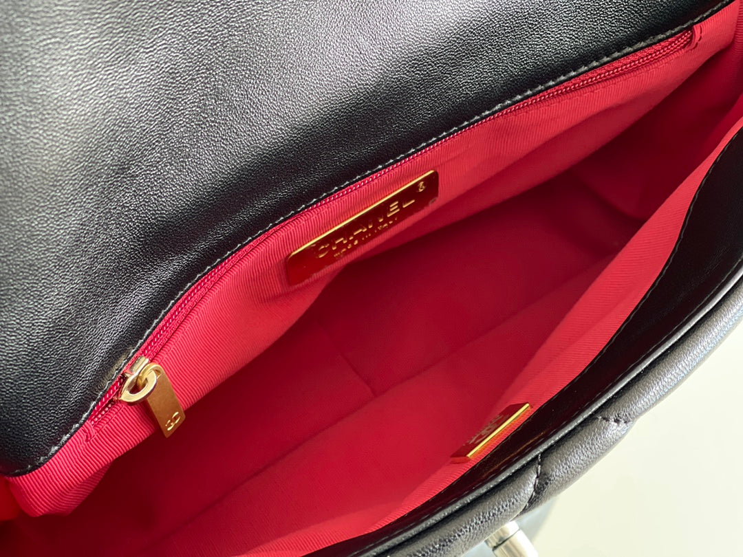 小香家-2022早春系列 19Bag  黑色銀扣 小號