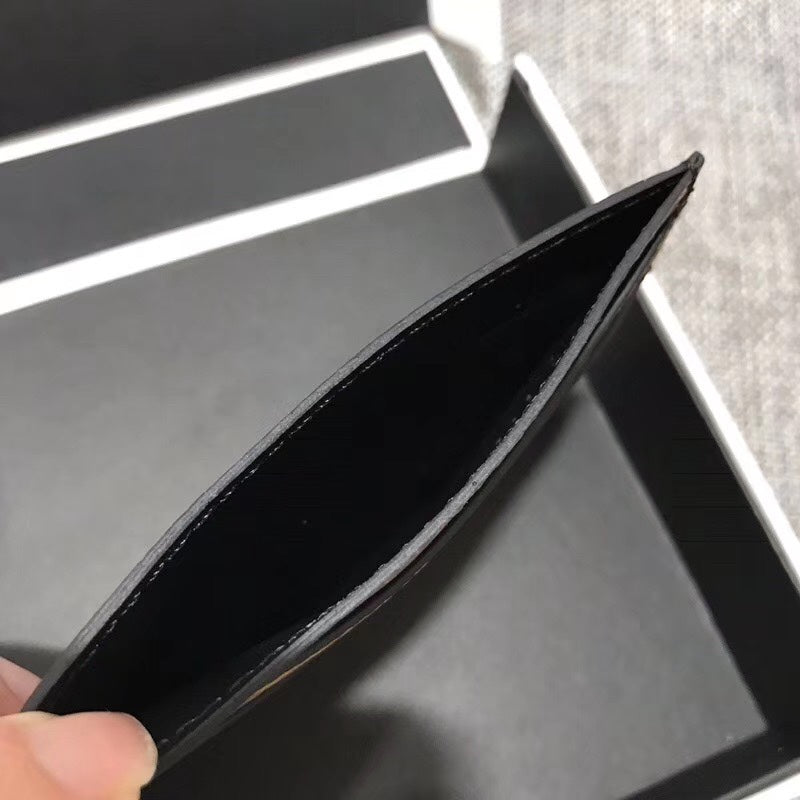 Loewe Plain Card Holder 多色拼接皮革卡包
