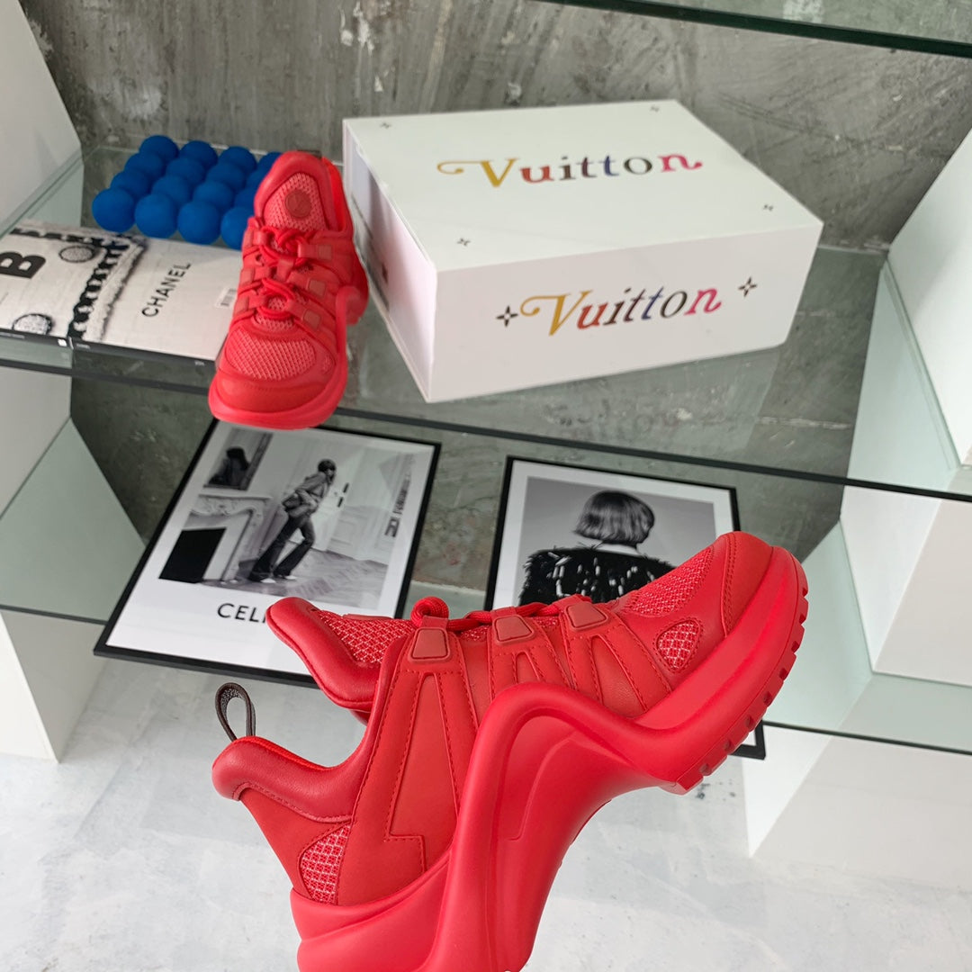 LV鞋-LV老爹鞋（紅）