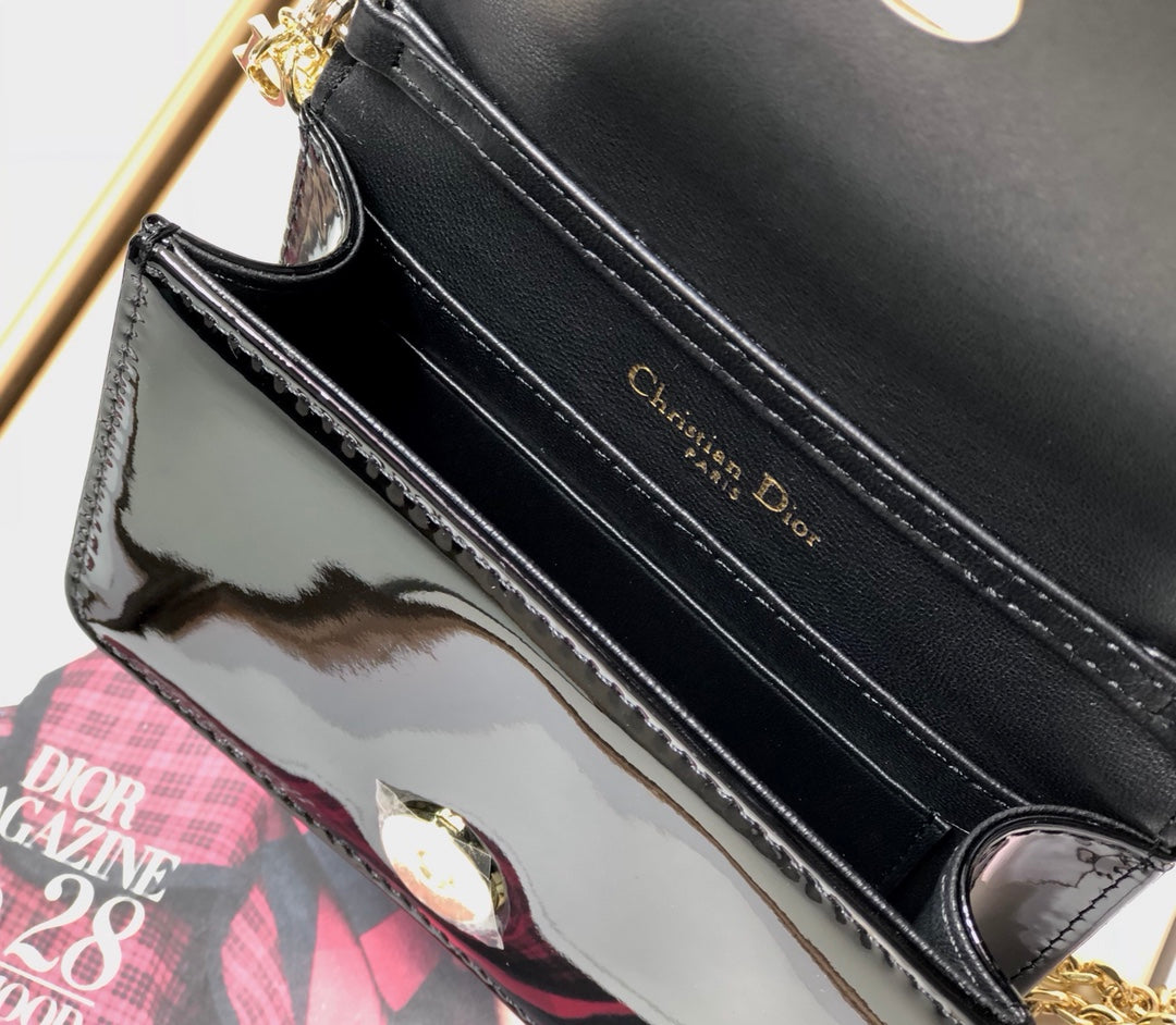 Dior Lady Dior Nano 鏈條卡包／腰包