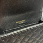 YSL 新品短夾 黑色金扣