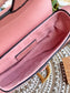 Dior Saddle 馬鞍包-手掌紋-小號糖粉色-19.5cm