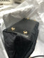 Chanel mini coco handle-黑色絲絨鑽扣