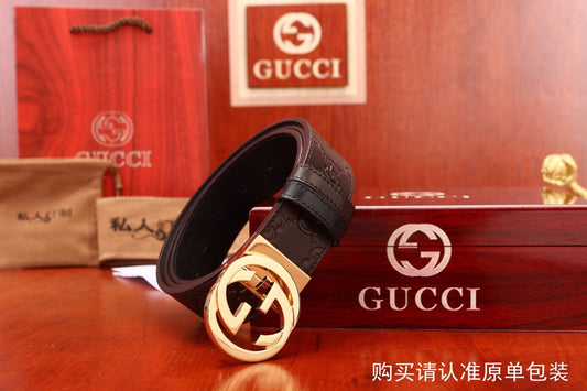 古G家-皮帶-3.7cm-男款
