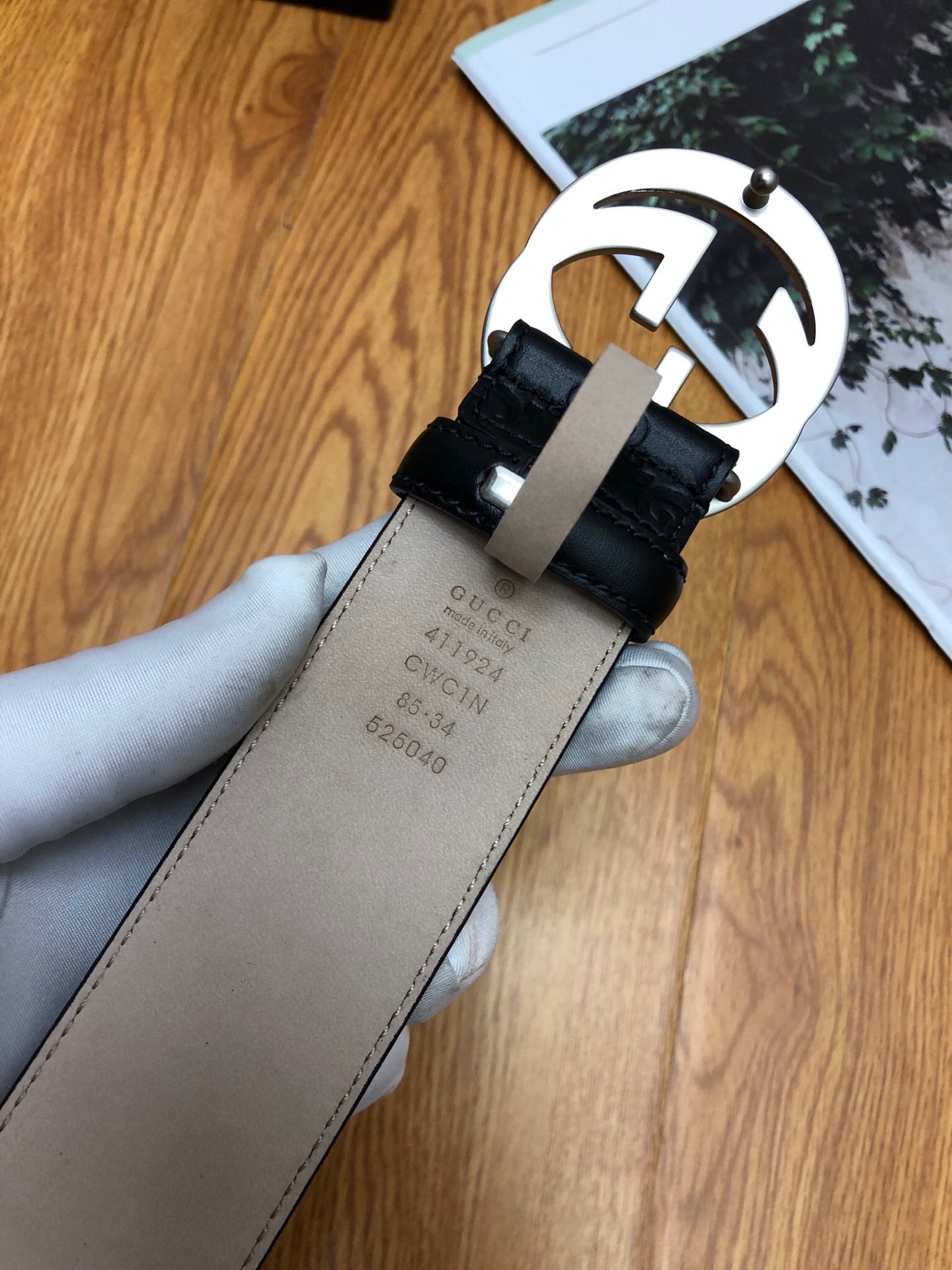 古G家-皮帶-3.8cm-男款