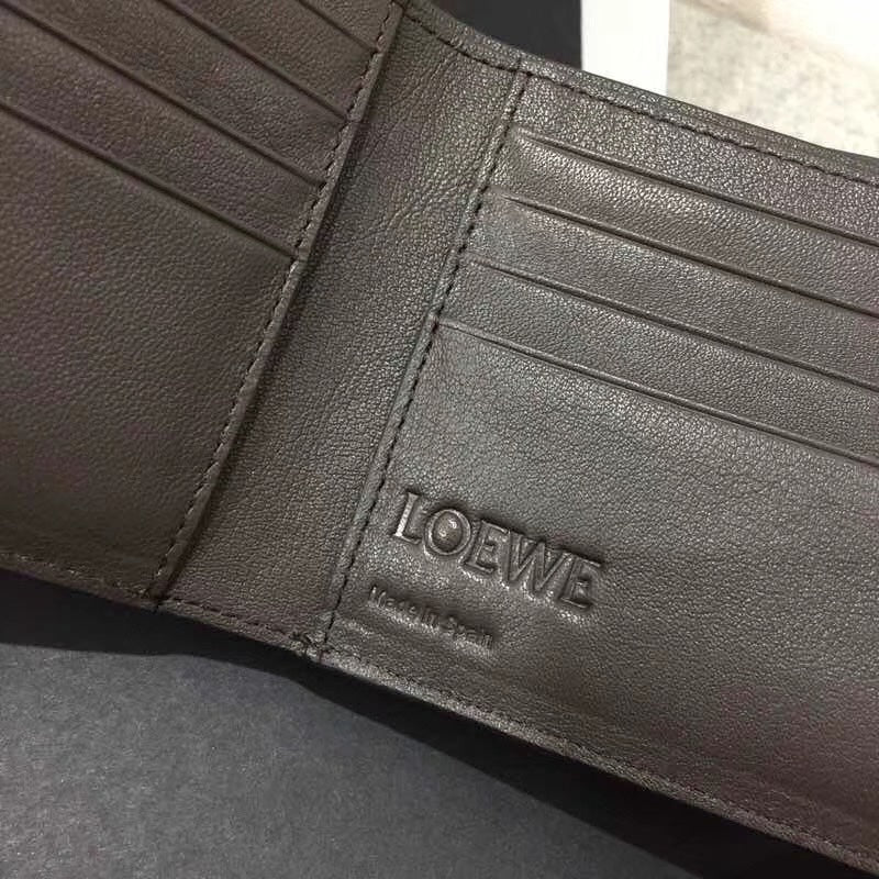 Loewe 男款對折短夾