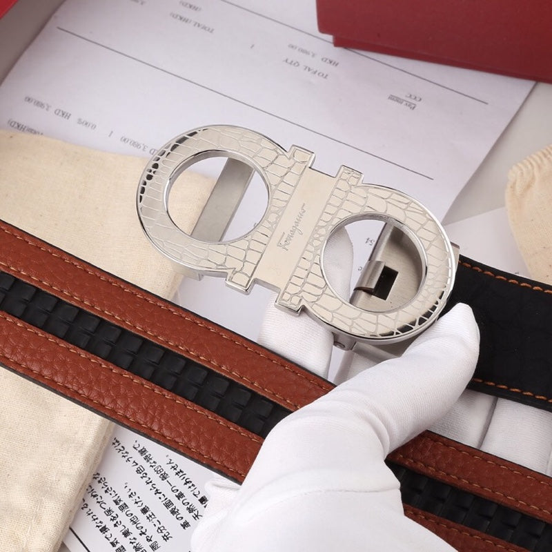 SF菲拉格-皮帶-3.4cm-男款