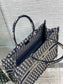 Dior Book Tote-大號41.5cm-深藍老花