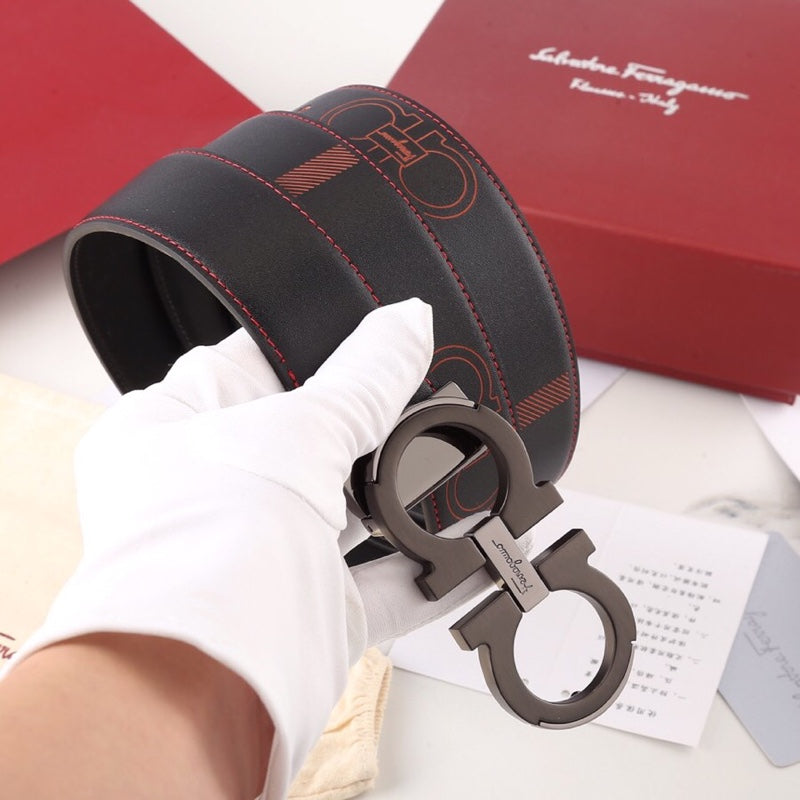 SF菲拉格-皮帶-3.4cm-男款