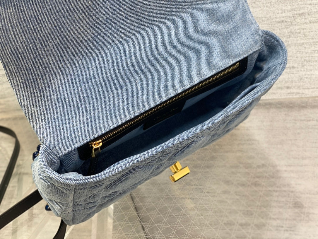 迪D家- New Caro-25.5cm-牛仔布系列 藍色