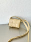 B編織-羊皮方格Mini cassette Bag 迷你編織包 12x8x4cm