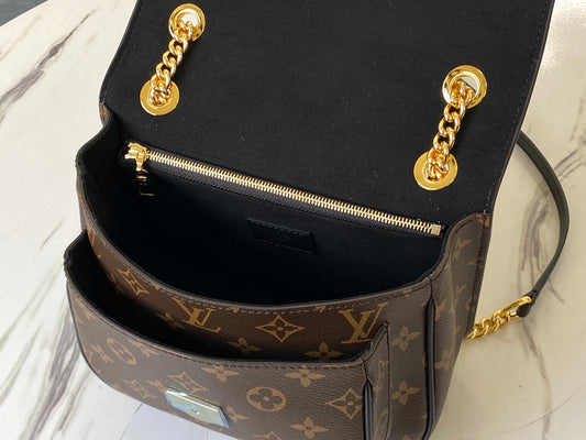 LV M45592 NeoMonceau手袋-老花黑色內裡