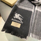 Burberry 平紋細紗鑲嵌立體紗線圍巾