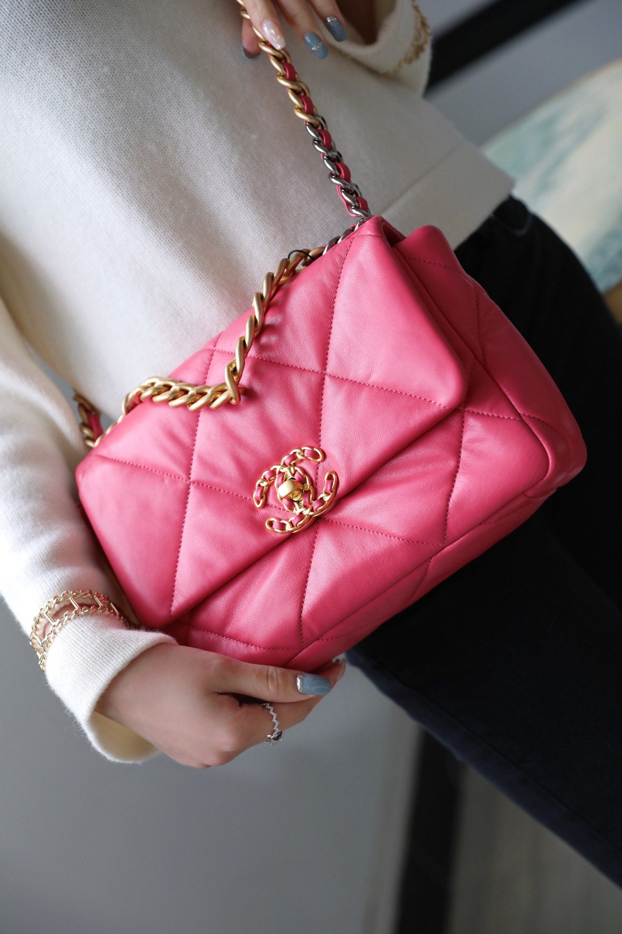 Chanel 19Bag-小號唇膏粉